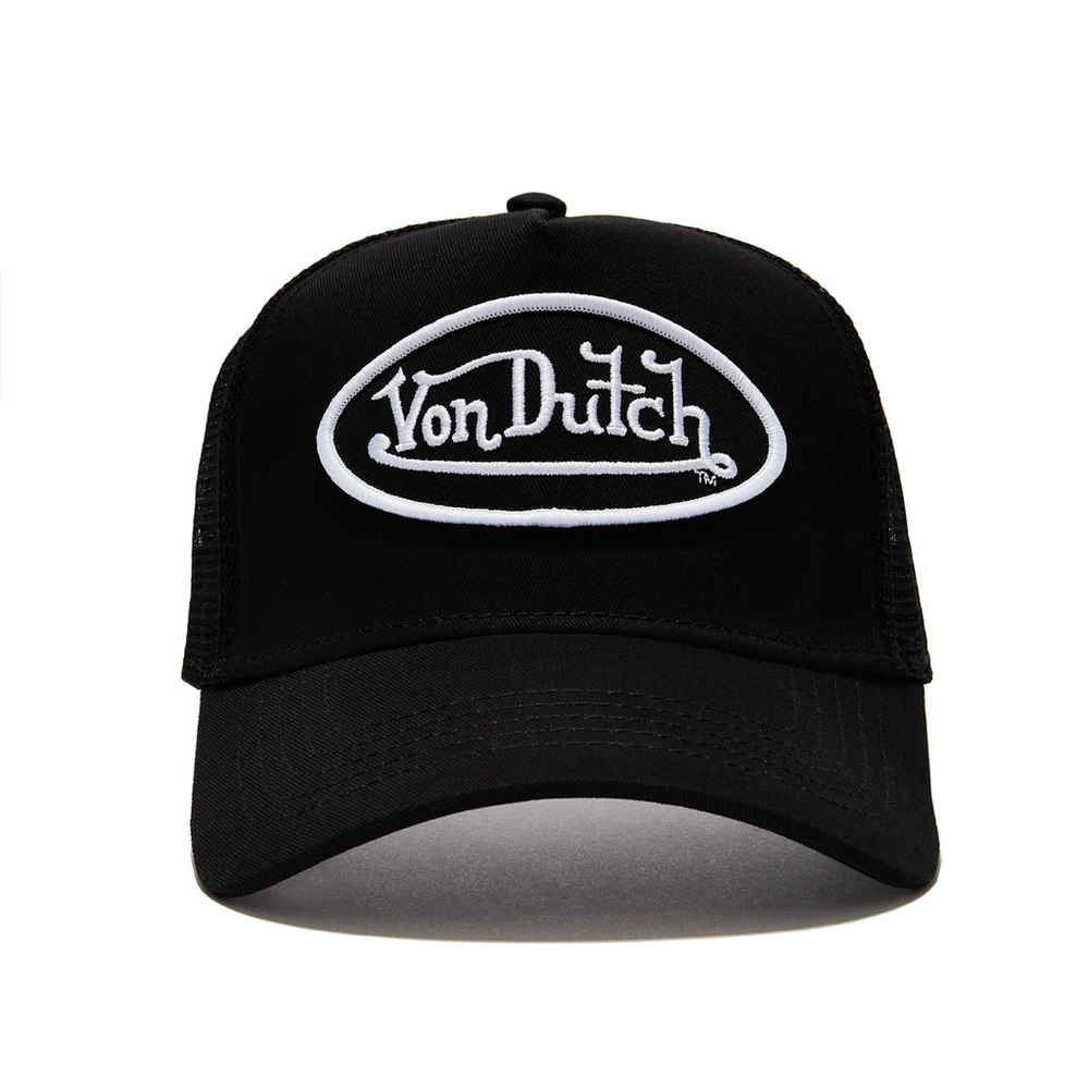 Von Dutch KIDS BLACK & WHITE CLASSIC TRUCKER HAT